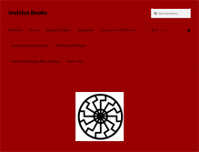 Tablet Screenshot of invictusbooks.com